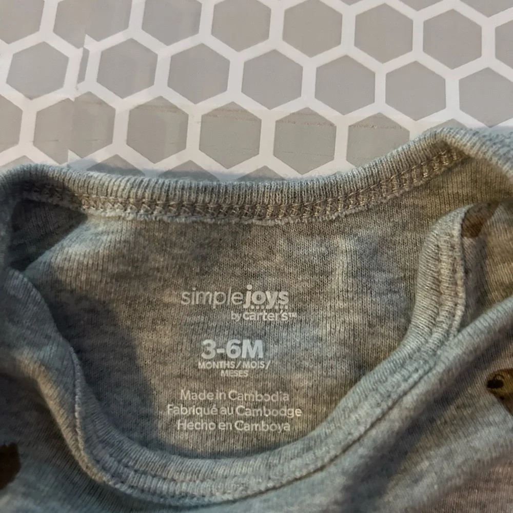 Baby Boy Bundle of 4 3-9 Months One Piece  Carter’s, Simple Joy, Kyle & Deena
